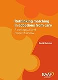 Image de Rethinking Matching in Adoptions from Care: A Conceptual and Research Review