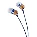 House of Marley Smile Jamaica Wired Noise Isolating Headphones with Microphone (Denim)