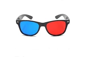 SQUAREZHENBO Red and Blue 3D Glasses Universal TV Movie Dimensional Video Frame 3D Glasses DVD Game Glass 3D Style Glasses for 3D Movies Games, 3D Viewing Glasses,Light Simple Design 3D Glasses Accessories