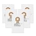 POWERTEC 75029 Self-Cleaning Fleece Bag for DeWalt DWV012 Dust Extractors (5 Pack)