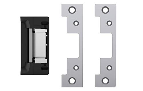 HES 5200C Electric Strike, Complete Pac, 1 Box Solution which Includes The 501 and 501A faceplates, Satin Stainless Steel (630), Dual Voltage (12/24).
