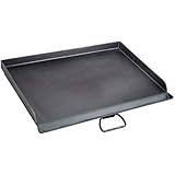 Camp Chef Professional Flat Top Griddle, True Seasoned Finish steel griddle, 16" x 24" Cooking Surface