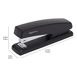 Amazon Basics Stapler with 1000 Staples, Office