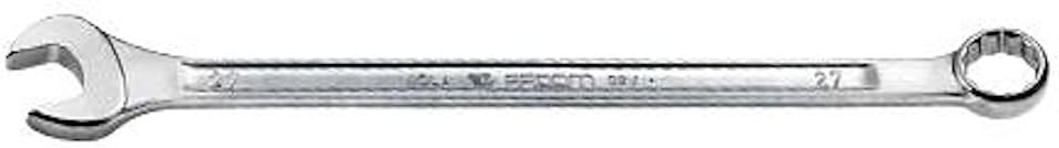 Facom 40.28la - Long Combination Spanner 28 mm, Chrome-plated, Satin-plated
