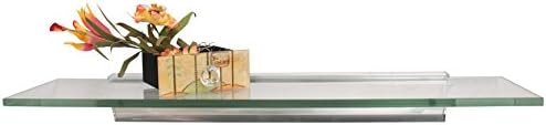 Rail -12" X 30" Overhang Shelf with Polished Aluminum Bracket