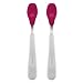 OXO Tot Feeding Spoon Set with Soft Silicone- Pink