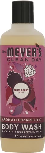 MRS. MEYER’S CLEAN DAY BODY WASH, PLUMBERRY, 16 FL OZ (PACK OF 1)