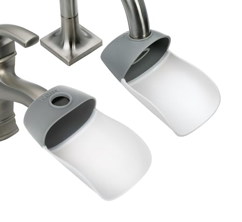 Nuby 2-in-1 Faucet Extenders for Toddlers - 2 Pack - Sink Extension for Bathroom or Kitchen - Helps Water Reach Kids for Handwashing