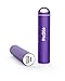 Mobile Power Charger from Pac2Go Portable Charger 3000mAh External Battery Pack Power Bank with Smart Connect Technology for iPhone, iPad, iPod, Samsung, Smart Phone and Tablet Battery Backup (Purple)