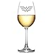 Abby Smith, Wonder Woman Engraved 18 oz Wine Glass