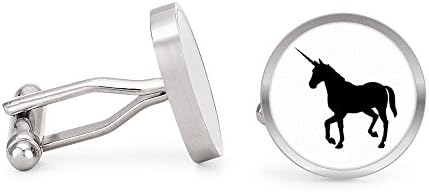 ユニコーンシルエットcufflinks 新品 送料無料