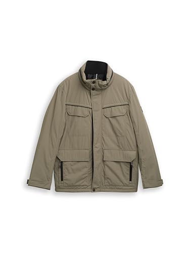 TOM TAILOR Herren Feldjacke mit aufgesetzten Taschen