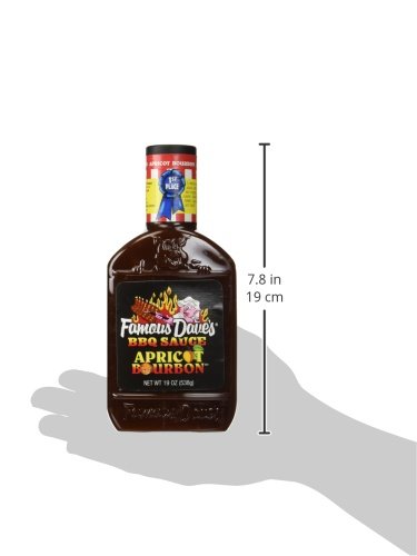 Famous Dave's Apricot Bourbon BBQ Sauce (2 Pack) 1st Place Barbecue Winner