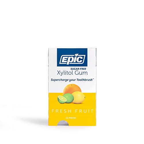 Epic Xylitol Chewing Gum Sugar Free & Aspartame Free Chewing Gum