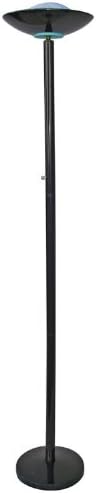 Lamps Co - Halogen Torchiere, Black