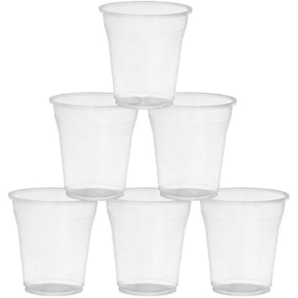 Clear Plastic Cups Disposable 5 Oz. In Bulk, Tested " Proven Crack