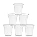 Clear Plastic Disposable 5 oz. Cups in Bulk, Tested & Proven Crack Resistant for Drinking Beverages by Plastic Palace (200)