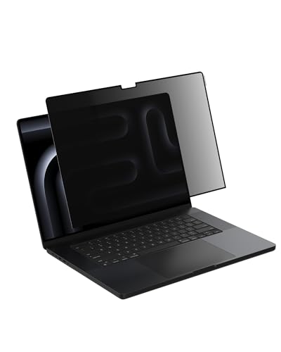 Belkin ScreenForce TruePrivacy Bildschirmschutz für MacBook Pro 16" M1-3, entspiegelte Blickschutzfolie, Härtegrad 2H, mit haftendem Silikonrand, leicht anzubringen und zu entfernen, wiederverwendbar