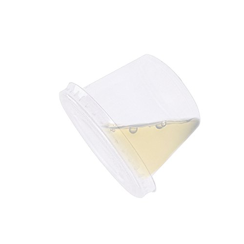 EDI Clear Plastic Disposable Portion Cups/Souffle Cup with Lids (100, 1 OZ)