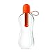 Bobble Classic, water bottle, filtered water, reusable water bottle, BPA-Free plastic bottle, soft touch carry cap, replaceable carbon filter, sustainable water bottle, hydration, 18.5 oz., Orange