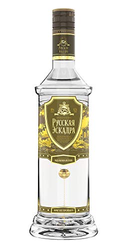 Vodka Squadra Russa Mine Gold in Leder 0,7l 40% vol. – Bild 3