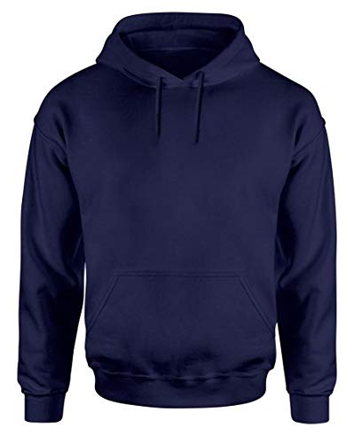 plain navy blue hoodie