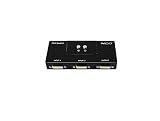 DVI 2 Port Manual Switcher Selector Switch Box Monitor single mode 1920X1080 2:1