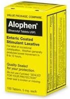 Alophen Laxative Tabs 100'S