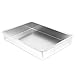 Magic Line Rectangle Cake Pan - Oblong Aluminum Cake Pans for Home & Professional Baking (9x13x2 Inches)