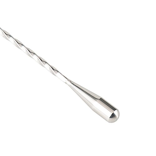 COOCANKE, 12 Zoll Barloeffel Edelstahl loeffel Spirale Muster Bar Cocktail Shaker Gedreht Spoon Barware Rührlöffel (2… – Bild 3