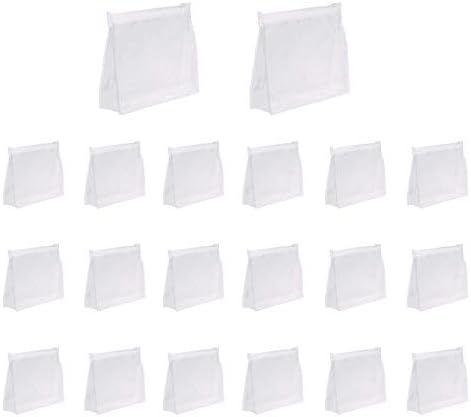 yiwoo 20Pcs Mini Small PVC Transparent Plastic Cosmetic Organizer Bag Pouch With Zipper Closure for Vacation Travel, Bathroom and Organizing Waterproof Makeup Bag 1 yiwoo 20Pcs Mini Small PVC Transparent Plastic Cosmetic Organizer Bag Pouch With Zipper Closure for Vacation Travel, Bathroom and Organizing Waterproof Makeup Bag
