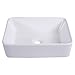 Giantex Bathroom Rectangle Ceramic Vessel Sink Vanity Pop Up Drain Modern Art Basin