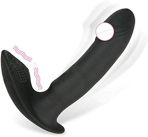 Xgsey Sold Silicone Vibrading Panties Buterfly Panty vabritaor anial vabritaor C-lit Stimulator Love Toys Wearable Funny Toy for Women Black,Black