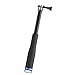 Luxebell Selfie Stick Adjustable Telescoping Monopod Pole for Gopro Hero 7 6 5, Session 5, Hero 4/3+/3/2 Fusion (Black)