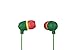 House of Marley, Little Bird Wired In-Ear Headphones - Noise Isolating, 9.2mm Driver, Two Ear Tip Sizes, Sustainably Crafted, Affordable Lifestyle, EM-JE060-RA Rasta