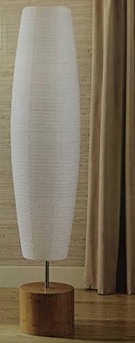 Mainstays Floor Lamp with Bamboo Finish