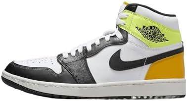 Amazon.com | Air Jordan 1 High G Golf Shoes by Nike White/Black