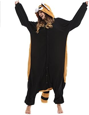 [Qute] Red Panda Kigurumi Pajamas- Unisex Halloween Christmas Party Costume Character Pyjamas (L 165cm ~ 175cm (5'41" ~ 5'74"))