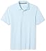 Amazon Essentials Men's Slim-Fit Cotton Pique Polo Shirt (Limited Edition Colors), Light Blue, Medium
