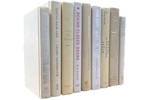 Covogoods Real Books by Color for Office or Home Decor - Interior Design Wedding Display Photo Prop Staging Decoration (7 Books, White/Cream)