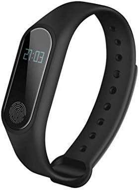 RENLEINBSHOUHUAN Fitness Tracker with Heart Rate Monitor Step Tracker for Kids, Women, and Men (Color : Black)
