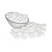 Artisan Supply White Glass Gems 1 Lbs. — Fills 1 1/4 Cups Vol. —Non-Toxic Lead Free Vase Filler, Table Scatter, Aquarium Fillers — Beautiful, Smooth, Fun, Vibrant Colors Crafted in The USA