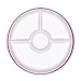OXO Tot Stick & Stay Suction Divided Plate - Pink