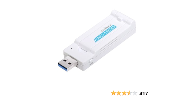 Edimax Ew 72uac Wireless Ac10 Dual Band Usb 3 0 Adapter Computers Accessories Amazon Com