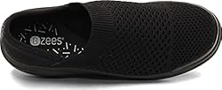 BZees Women's, Charlie Slip-On Black 9 W