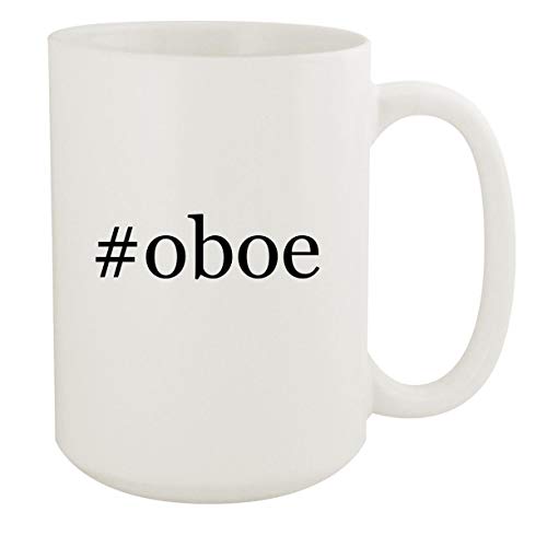 #oboe - 15oz Hashtag White Ceramic Coffee Mug - Thumbnail 5