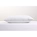 White Goose Feather Bed Pillow - 600 Thread Count Egyptian Cotton , Medium Firm,Soft Support Queen Size,White Solid,Package:include 1 pillow