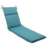 Pillow Perfect Indoor/Outdoor Forsyth Chaise Lounge Cushion, Turquoise