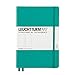 LEUCHTTURM1917 - Notebook Hardcover Medium A5-251 Numbered Pages for Writing and Journaling (Emerald, Plain)
