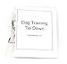 Dog Training Tie Out Cable, 3 Ft Begging Jumping Destructive Chewing Housetraining Counter Surfing Teething Puppy Potty Training Tether Chew Proof Cable (Tie-Down only)